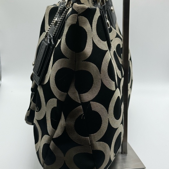 COACH Kristin Op Art Sateen satchel - Picture 6 of 15